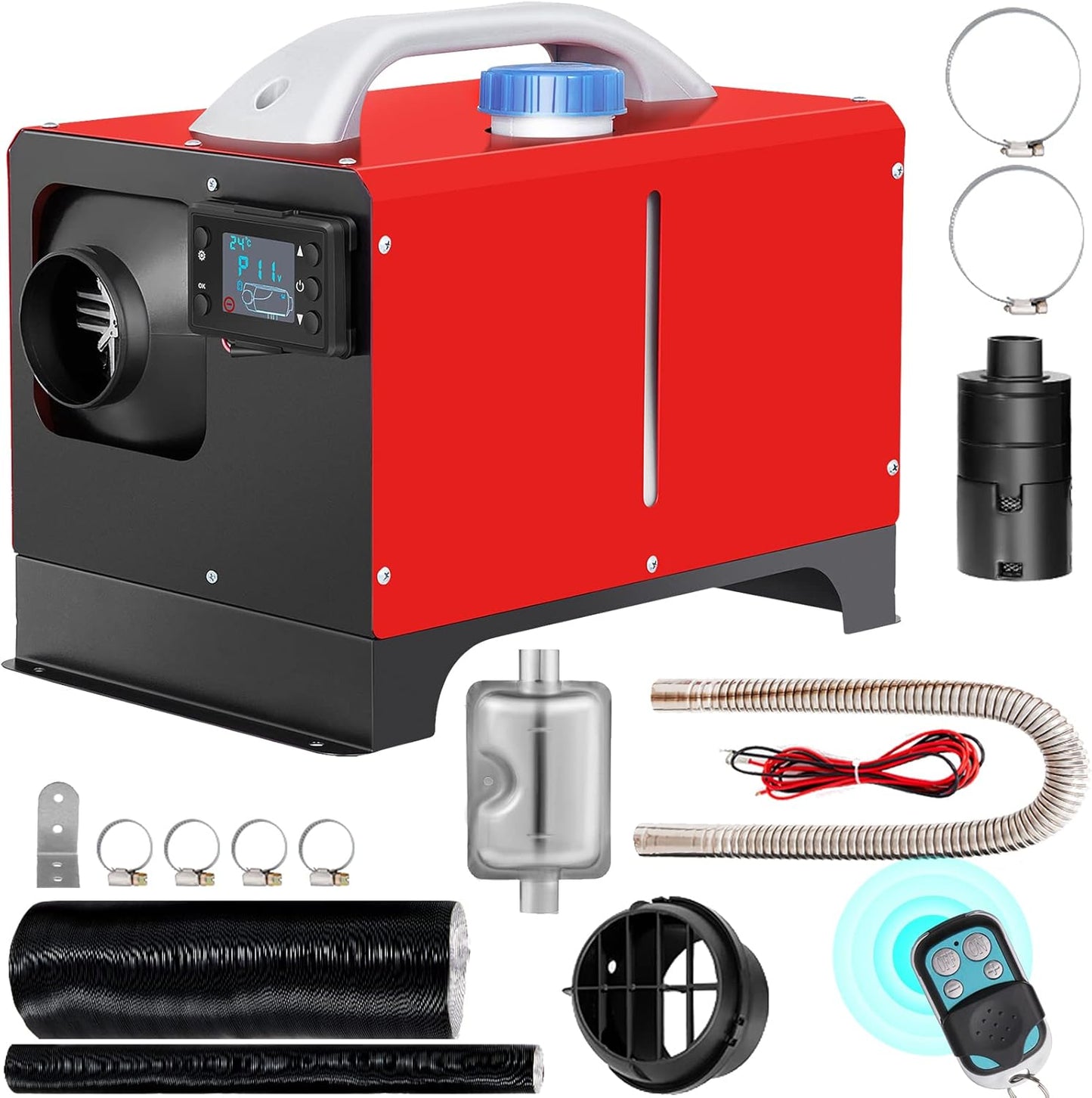 💥Last day special price $45.99- 8KW Diesel Heater All in One, Diesel Air Heater with Bluetooth App Control