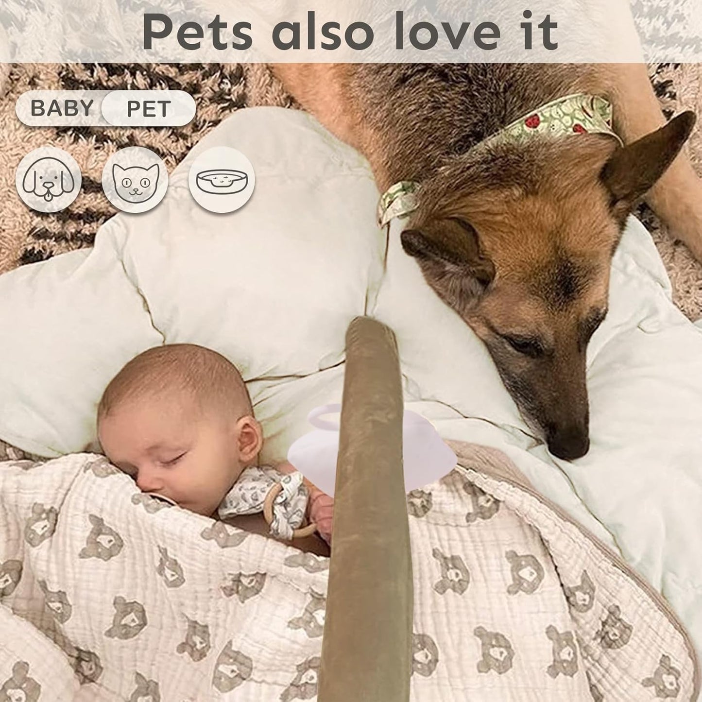 💥Last day special price $39.99-🔥5-in-1 Thick & Plush Baby Play Gym