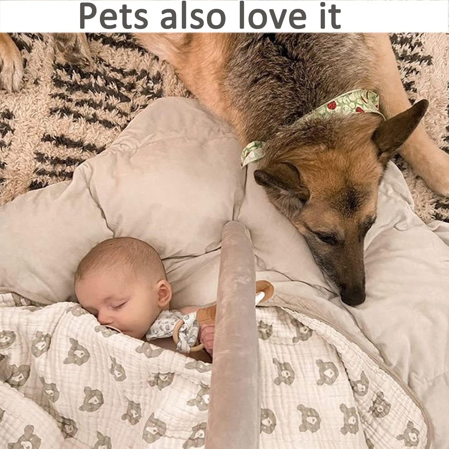 💥Last day special price $39.99-🔥5-in-1 Thick & Plush Baby Play Gym