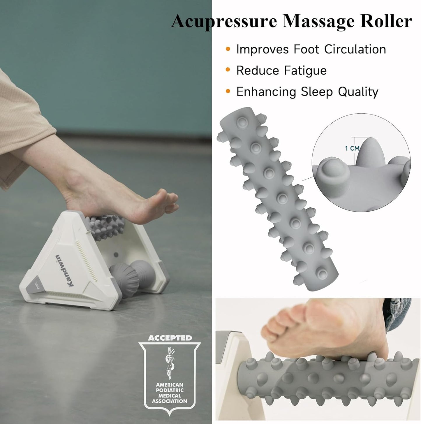 💥Last day special price $39.99-🔥Foot Massager Roller,Icing Plantar Fasciitis Relief