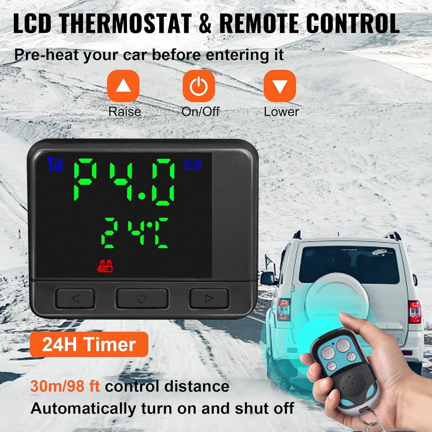 💥Last day special price $45.99- 8KW Diesel Heater All in One, Diesel Air Heater with Bluetooth App Control