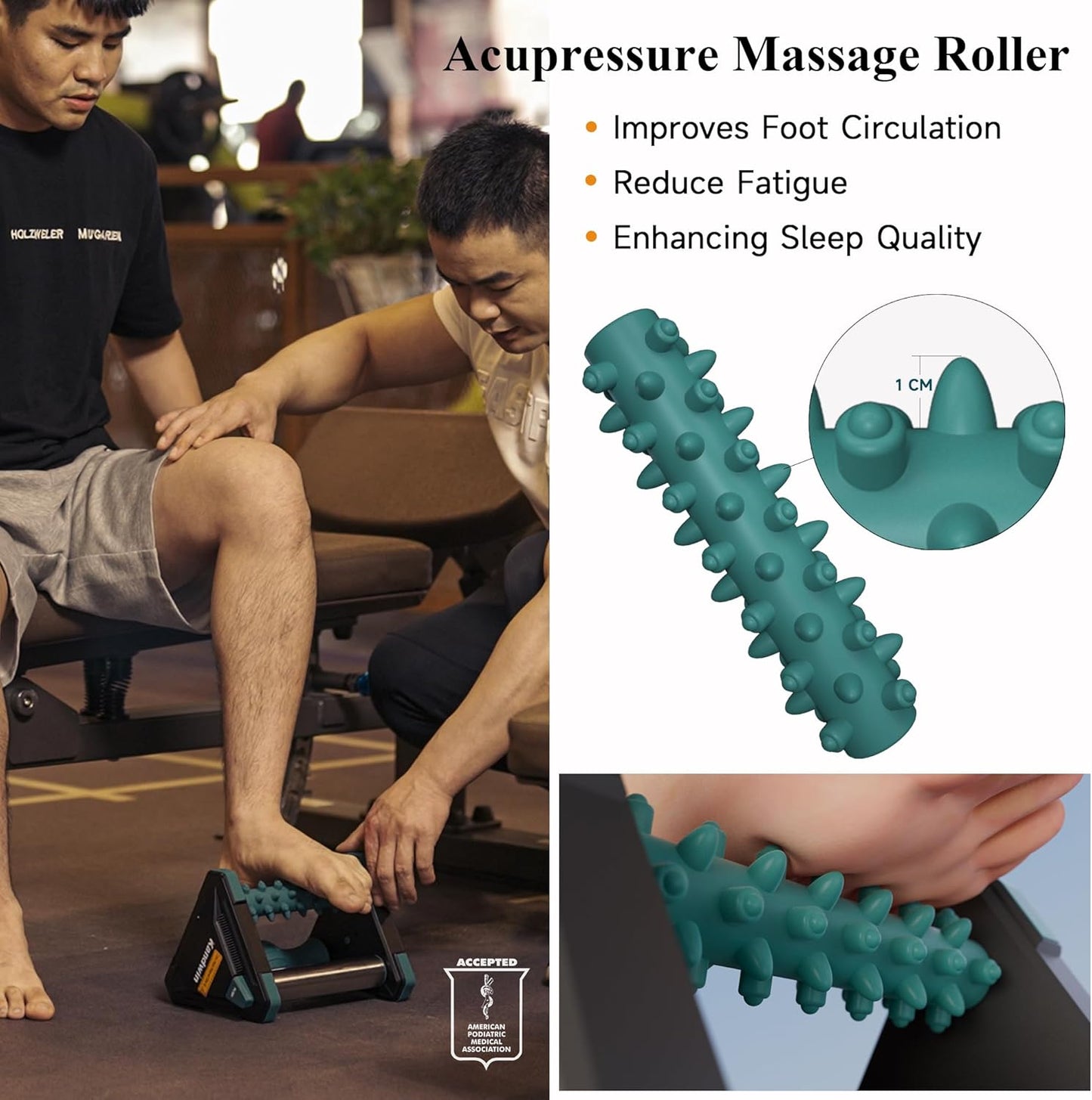 💥Last day special price $39.99-🔥Foot Massager Roller,Icing Plantar Fasciitis Relief