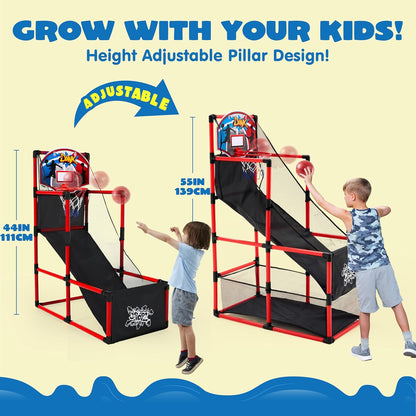 💥Last day special price $39.99-🔥JOYIN Arcade Basketball Game Set with 4 Balls