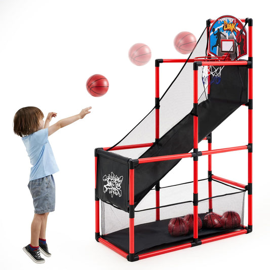 💥Last day special price $39.99-🔥JOYIN Arcade Basketball Game Set with 4 Balls