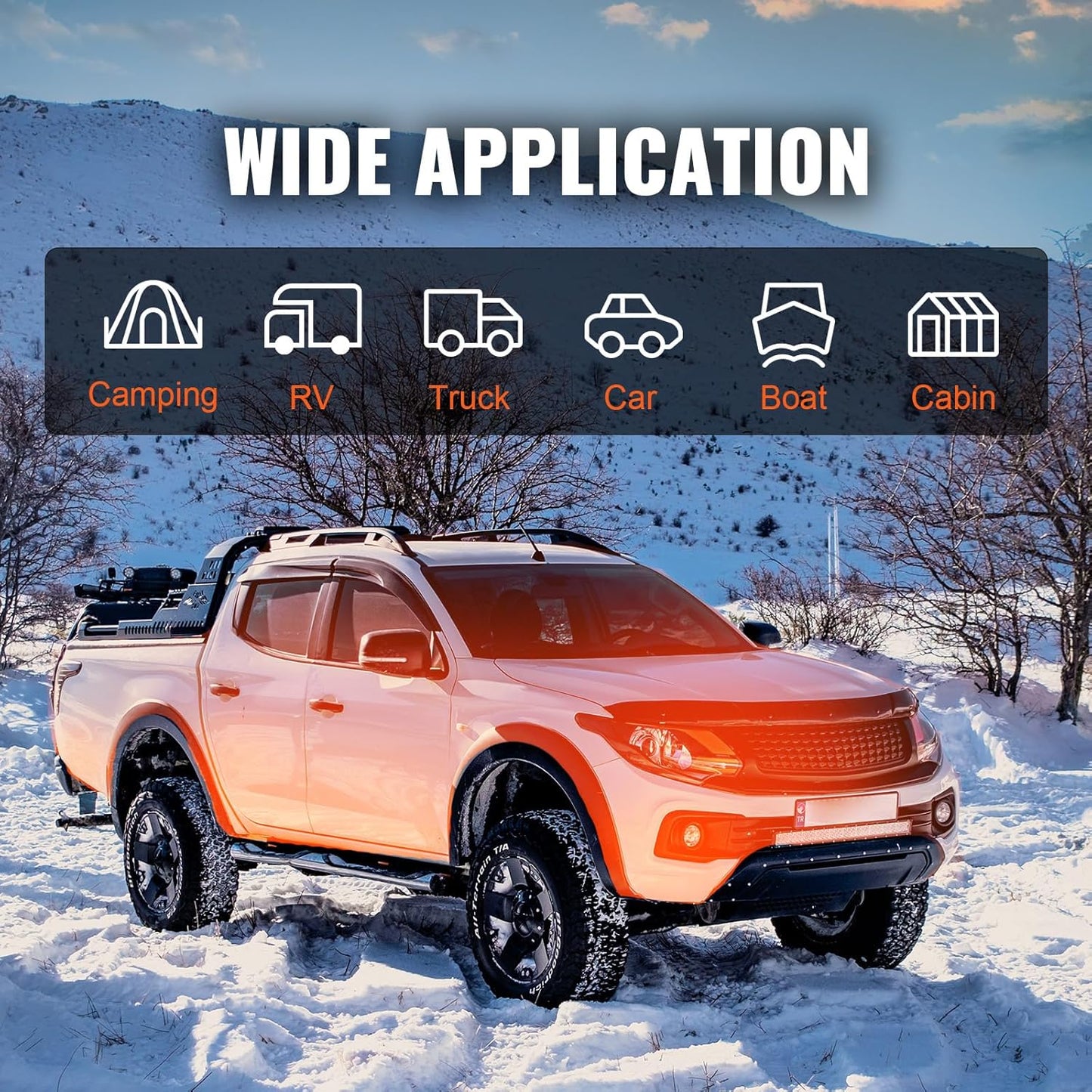 💥Last day special price $45.99- 8KW Diesel Heater All in One, Diesel Air Heater with Bluetooth App Control