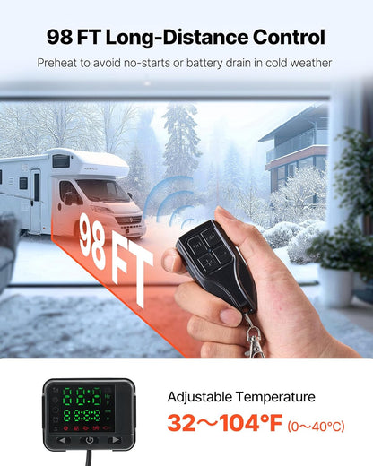 💥Last day special price $45.99- 8KW Diesel Heater All in One, Diesel Air Heater with Bluetooth App Control