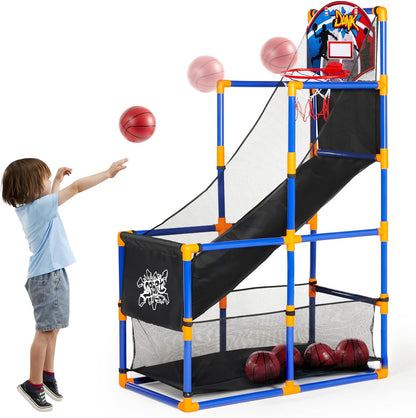 💥Last day special price $39.99-🔥JOYIN Arcade Basketball Game Set with 4 Balls