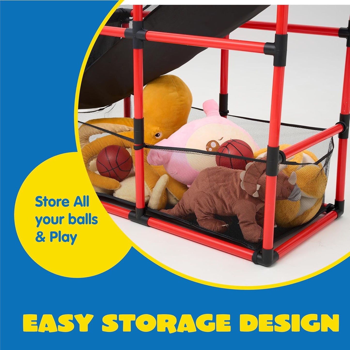 💥Last day special price $39.99-🔥JOYIN Arcade Basketball Game Set with 4 Balls